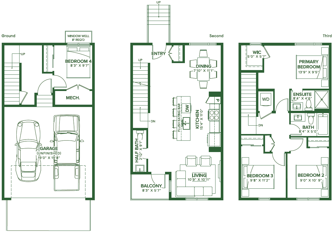 The Grove Townhome - Wildflower, Airdrie The Grove Townhome - Wildflower, Airdrie