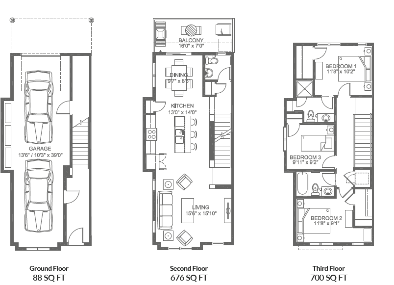 Affordable Townhomes - Rangeview, SE Calgary
