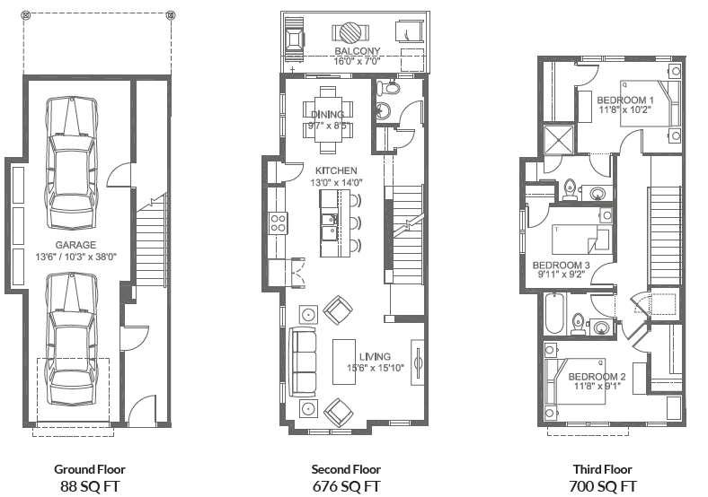 Affordable Townhomes - Rangeview, SE Calgary