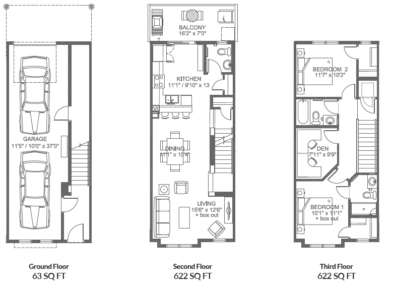 Affordable Townhomes - Rangeview, SE Calgary