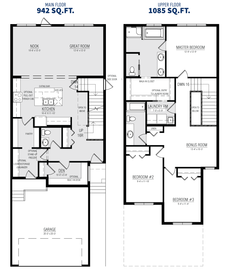 Front Drive Detached Lincolnberg Master Builder